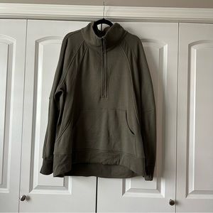 Lululemon Scuba Oversized Funnel-Neck Half Zip Long, Size XL/XXL